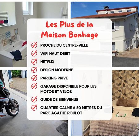 Proche Centre, Gare, Parc, Parking By Maison Bonhage Chaumont  Bagian luar foto