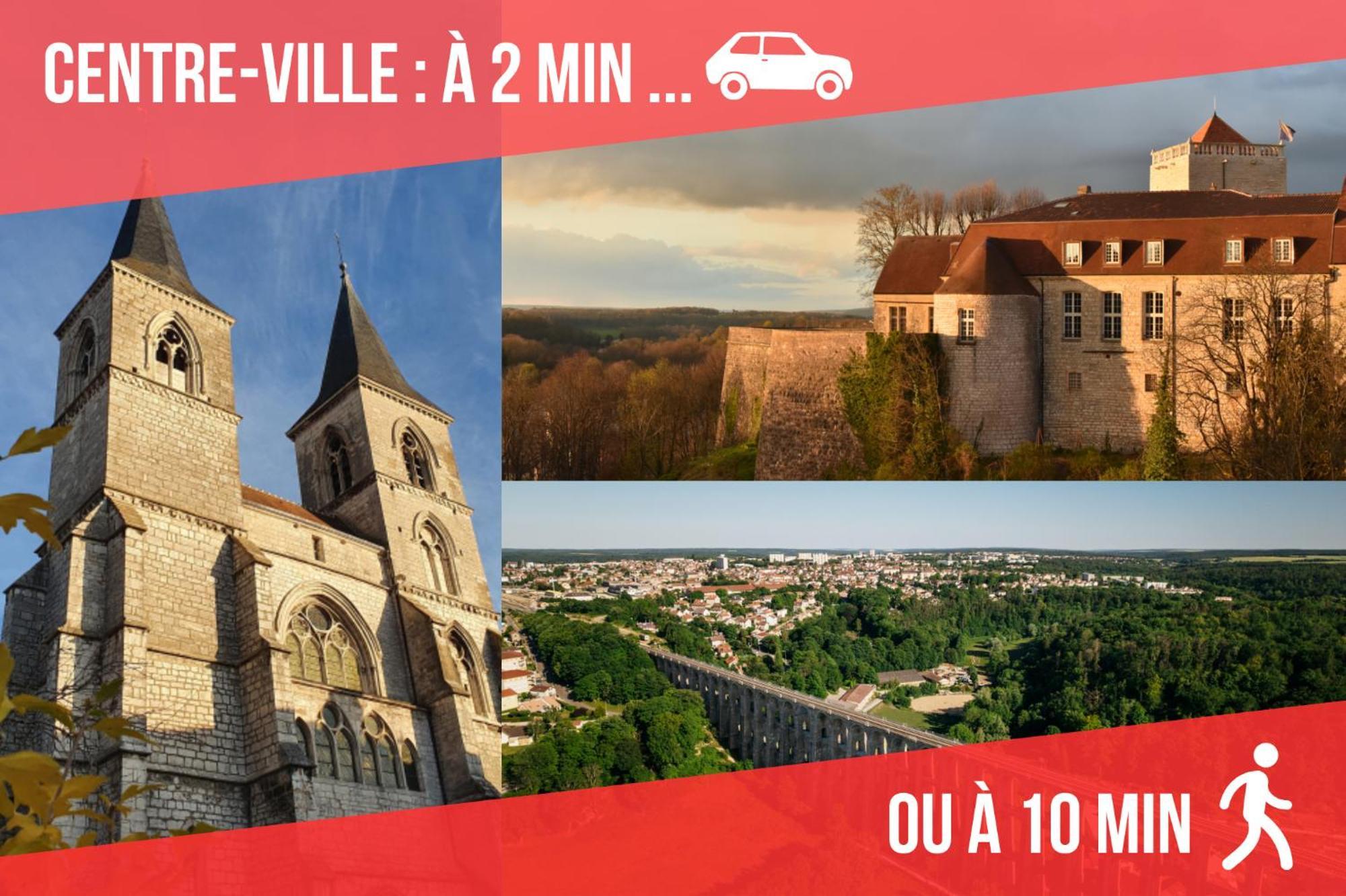 Proche Centre, Gare, Parc, Parking By Maison Bonhage Chaumont  Bagian luar foto